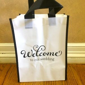 ❌SOLD❌ White & Black Wedding Welcome Bags